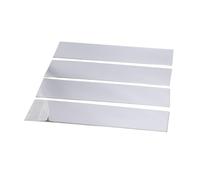 RASTKY Stainless Pillar Posts Trim Door Window Pillar Post Trim 304 Stainless Replacement Super Cab 2004-2014 Scratch Stickers Door Moldings