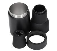 RASTKY Stainless Steel Insulation Tank with Bottle Opener + Excellent Insulation for Parties and Barbecues (Black)