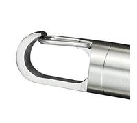 RASTKY Stainless Steel Mini Capsule Storage Bottle Sealing Container, Portable Capsule Keychain Holder for Travel (S)