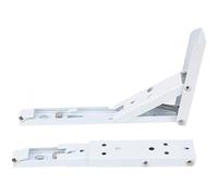 RASTKY Stainless Steel Wall Mounted Shelf Support Sturdy L Shaped Shelf Brackets for Saving Spaces 2pcs for Garage Workshop Garden (A9)