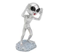 RASTKY Standing Alien Sculpture Resin Figurine, Perfect Desk Decoration for Office or Living Room