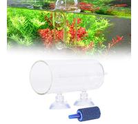 RASTKY Sturdy Glass Fish Tank Oxygen Aeration Equipment for Creating High Oxygen Levels in Aquariums with Suction Cups for Easy Installation and Operation (Dissolved device (including air