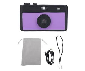 RASTKY Stylish 12MP Retro Camera, Rich Colors, Physical Viewfinder, Film Filter Styles Multiple Power Supply Methods, Allows for Recording While Charging, Simple Operation for