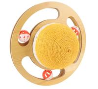 RASTKY Stylish Cat Scratching Ball Toy Unique Shape Practical Design for Indoor Cat Scratcher Ball for Lovers
