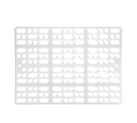 RASTKY Stylish Durable Rabbit Cage Mat Eco-friendly Pad for Guinea Pig, Safe and Non- Pet Mat, 1 Pc (White)
