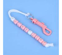 RASTKY StylishBeadScore Counter with Shiny Artificial Stones - Nylon Design in Black and PinkEasy Scoring on the Course - IdealSuppliesEnthusiasts (Pink)