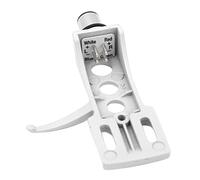 RASTKY Stylus Holder Strong Aluminum Alloy Phonograph Head Stylus for S Shaped Columns, for Various Turntables (White)