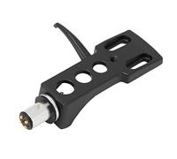 RASTKY Stylus Holder Strong Aluminum Alloy Phonograph Head Stylus for S Shaped Columns, for Various Turntables (Black)