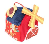 RASTKY Surprise Barn with Stuffed Farm Animals Colorful Sensory Toy for Infant Grasping Training