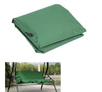 RASTKY Swing Cushion, Garden Courtyard Outdoor Polyester Taffeta Hammo Swing Threeseater Chair Cover 150 50 10CM 3 Fabric 150x150x10cm Brown (Green)