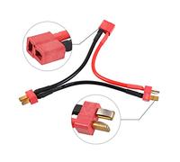 RASTKY T Plug Y Wire Harness TPlug Series Battery Connector Adapter Cable 14AWG High Performance for RC Li-ion Battery, Series Connection Cable, Designed for Double Capacity Enthusiasts