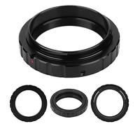 RASTKY T2 Lens Adapter Ring Manual Adjustment Easy Install for Cameras Astrophotography Black Aluminum Alloy