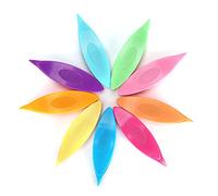 RASTKY Tatting Shuttle Kit - 9pcs/Set Colorful Tatting Shuttles Craft Tool for Hand Knitting - Plastic Material - Ideal Knitting Enthusiasts