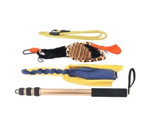 RASTKY Telescopic Dog Teaser Stick Strong Pet Flirt Pole Training Tool for Patience and Impulse Control, Promotes Fun Interactions for Dogs 52 Inch Telescopic Dog Teaser Stick