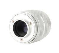 RASTKY Television Film Fixed Focus Lens with Large Aperture F1.7 for Bright Images, for Photography Enthusiasts (Silver)