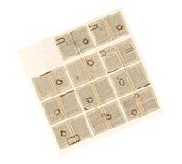 RASTKY Thick Vintage Manuscript Scrapbook Paper 40 Sheets for DIY Crafts, Perfect Christmas Craft Lovers (Type 1)