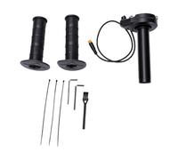 RASTKY Throttle Grips Cable Kit, Full Twist Throttle with 3 Pin Connector Replacement for MacFox X1 X1S HappyRun G300 Pro Freego X2 Pro 12V 72V 7/8 Inch Handlebar