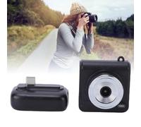 RASTKY Thumb Sized Camera Keychain, 1080P Mini Digital Camera, 180mAh Battery, 1.3 Inch Color Screen with 6 Filters, Real-time Preview, OTG Adapters, 32GB SD Card