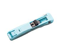 RASTKY Time Saving Paper Clam Clamp/Holder Dispenser for Snack Bags Test Papers, Easy-to-Use Document Organizer Kids, Premium Plastic (Light Blue)