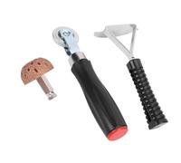RASTKY Tire Patch Roller Kit, 30 Patches 3 Sizes Automotive Tyre Repair Stitcher Tool Kit with 7.08 Inch, for Tire Repairs Polishing Sanding Paint Stripping