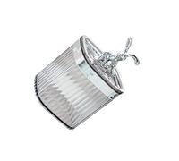 RASTKY Toothpick Storage Box Decoration Toothpick Jar for Home Restaurant, Plastic Organizer for Family Party (Smoky Gray)