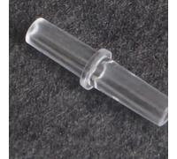 RASTKY Transparent Acrylic Oxygen Pump Connector for Fish Tank - Durable Aquarium Air Tubing Connector for Easily Extending or Repairing Aquarium Air Hoses (Straight)