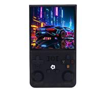 RASTKY Transparent Black Handheld Game Console, 4000mAh Battery Retro Gaming Console for Endless Nostalgic Gaming Experiences (128G)