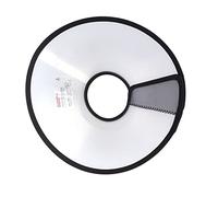 RASTKY Transparent Pet Elizabethan Collar Prevent Bite Plastic Dog Recovery Cone After Surgery for Puppy (6#)