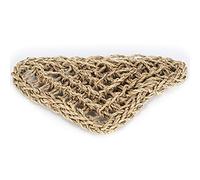 RASTKY Triangular Reptile Bed and Lizard Lounger Hammock Made From Grass Fibers with Easy Installation Suction Cups for Enhanced Climbing Space and Comfort Keywords Reptile (L)