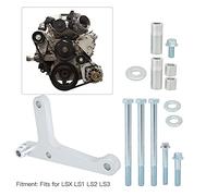 RASTKY Truck Alternator Bracket Low Mount CNC Kit for LSX LS1 LS2 LS3, High Precision Manufacturing, Dependable Quality Control, Includes Bracket and Accessories
