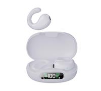 RASTKY True Wearless Earphones Panoramic 3D Sound ENC Noise Reduction for Office and Study Black (White)