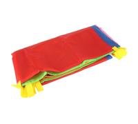 RASTKY Umbrella Parachute Toy for Kids, Sturdy Handles to Develop Upper Body Strength, Rhythm Play, Outdoor Activities, Polyester Material (Colorful 3)