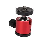 RASTKY Universal 1/4in Screw Ball Head Camera Accessory, Lightweight & Portable, for Mobile Photography & Outdoor (Red)