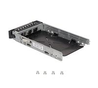 RASTKY Universal 2.5in Silver Black HDD Tray Caddy for Primergy RX600 RX300 RX90, Strong ABS Metal Hard Drive Converter Cage, Strictly Tested Hard Drive Tray