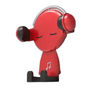 RASTKY Universal Car Air Fit for Vent Clamp/Holder Holder Gravity Mount for All Smartphones Handsfree Operation for Safe Driving Material: ABS Fits All Vehicles (Red)