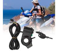 RASTKY Universal Electric Scooters Throttle Grip with Digital Voltage Display for Accurate Battery Monitoring, Black, Fits 12V-99V Models