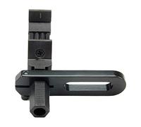 RASTKY Universal Recurved Bow Brush Soft Impact Rest Easy to Operate for Archery Equipment Accessories, Suitable for Beginners, Alloy Material (Black)