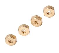 RASTKY Upgrade Your RC Car’swith Brass RC Wheel Hex Adapters - ReplacementAxial SCX10 III,DesignEnhanced Stability and Aesthetic Appeal (8mm)