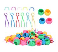 RASTKY Upgraded Thread Holder 100Pcs Bobbin Holder Clips Thread Spool Collection Falling Sewing Accessories Bobbin Set