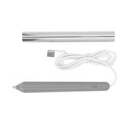 RASTKY USB Heated Hot Foil Pen Crafting Tool Stamping and Embossing, Includes 4 Interchangeable Tips and Foil, Projects and Scrapbooking (Silver)