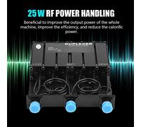 RASTKY VHF 6 Cavity Duplexer Diplexer for Wireless Radio Repeater, Stable Structure, High Power Handling, for Large Areas