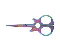 RASTKY Vintage European Stainless Steel Fashionable Guitar Shape Antique Sewing Shears Work Embroidery Scissor Multicolour Embroidery Craft Work (Colorful)