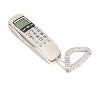 RASTKY Vintage Wall Mountable Telephone with Flash Function for Hotel Home Office, Corded Phone (White)