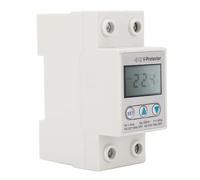 RASTKY Voltage Protective Device Efficient LCD Self Recovery Over Under Voltage Protector AC220V 63A for Circuit Protection Indoor Use