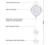 RASTKY VR Cable Manager Noise Reduction Technology for Vive Rift S PS | Easy Assembly | for VR Showcasing Events (C)