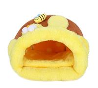 RASTKY Warm Plush Pet Cotton for Dutch Pig Hamster, Soft Cotton Pad, Non-Slip Design, Electric Blanket Compatibility, Ideal for Guinea Pigs, Squirrels, Hedgehogs, Rabbits, 10.2x9.8x8.3 Inches (L size)