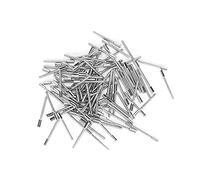 RASTKY Watch and Stem Set 100pcs 0.9mm Winding Stems Watch Movement Accessory Replacement Repairing Part Professional Alloy Replacement