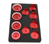RASTKY Watch Press Tool Set 10pcs Watch Capping Machine Dies Professional Repair Tools Proof Metal Back Cover Press Dies Watchmaker Back