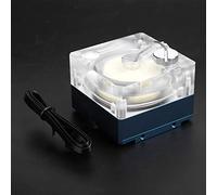 RASTKY Water Cooling Pump Acrylic Aluminum -Quiet for PWM Speed Control, Black, Computer Accessory Heat Sink for Gaming Enthusiasts (Blue)