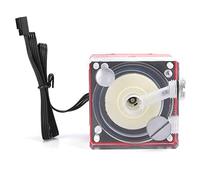 RASTKY Water Cooling Pump Acrylic Aluminum -Quiet for PWM Speed Control, Black, Computer Accessory Heat Sink for Gaming Enthusiasts (Red)